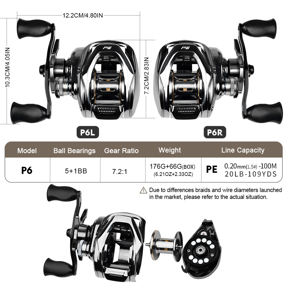 PROBEROS Baitcaster Reels - UV - огляд і ціна Spincast Reel