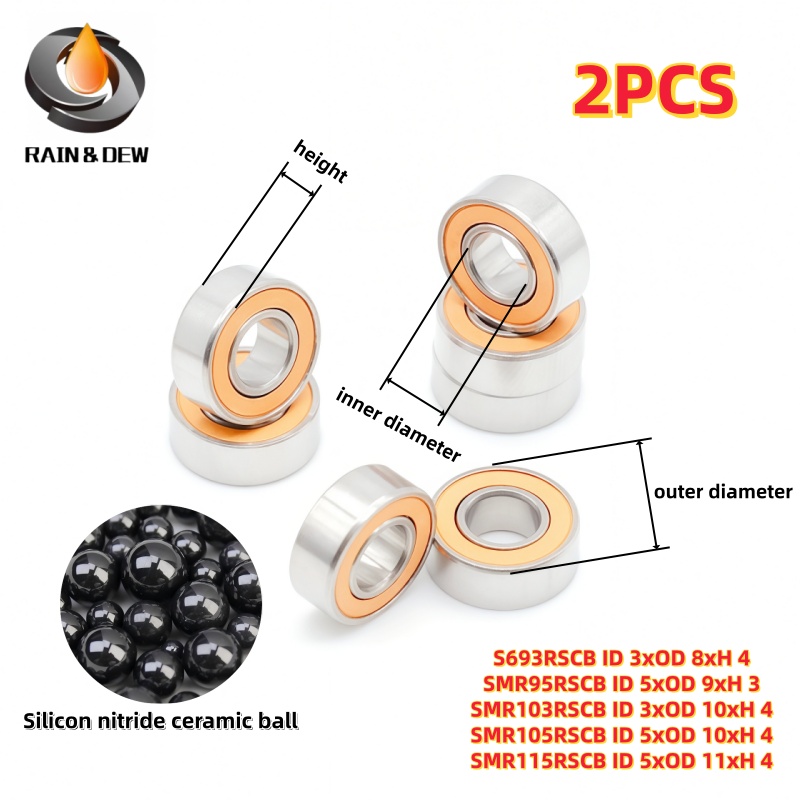 2PCS Miniature Ball Bearing 3x - огляд і ціна Spinning Reel