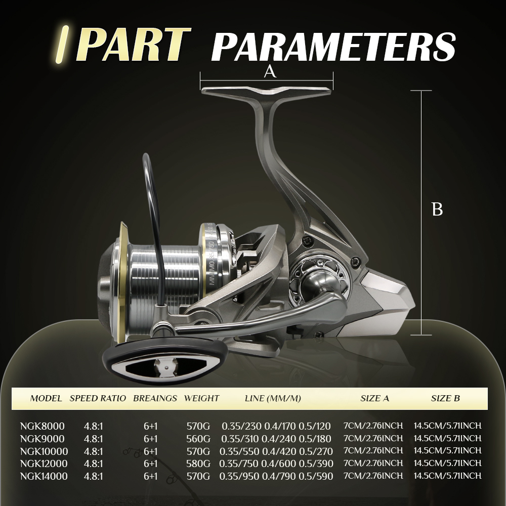NGK Stainless Steel Bearing Sp - огляд і ціна Surf Reel