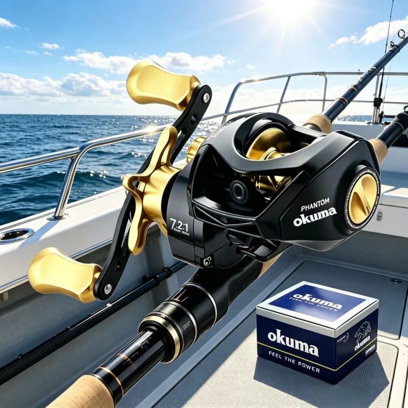 OKUMA Baitcaster Fishing Reel  - огляд і ціна Surf Reel
